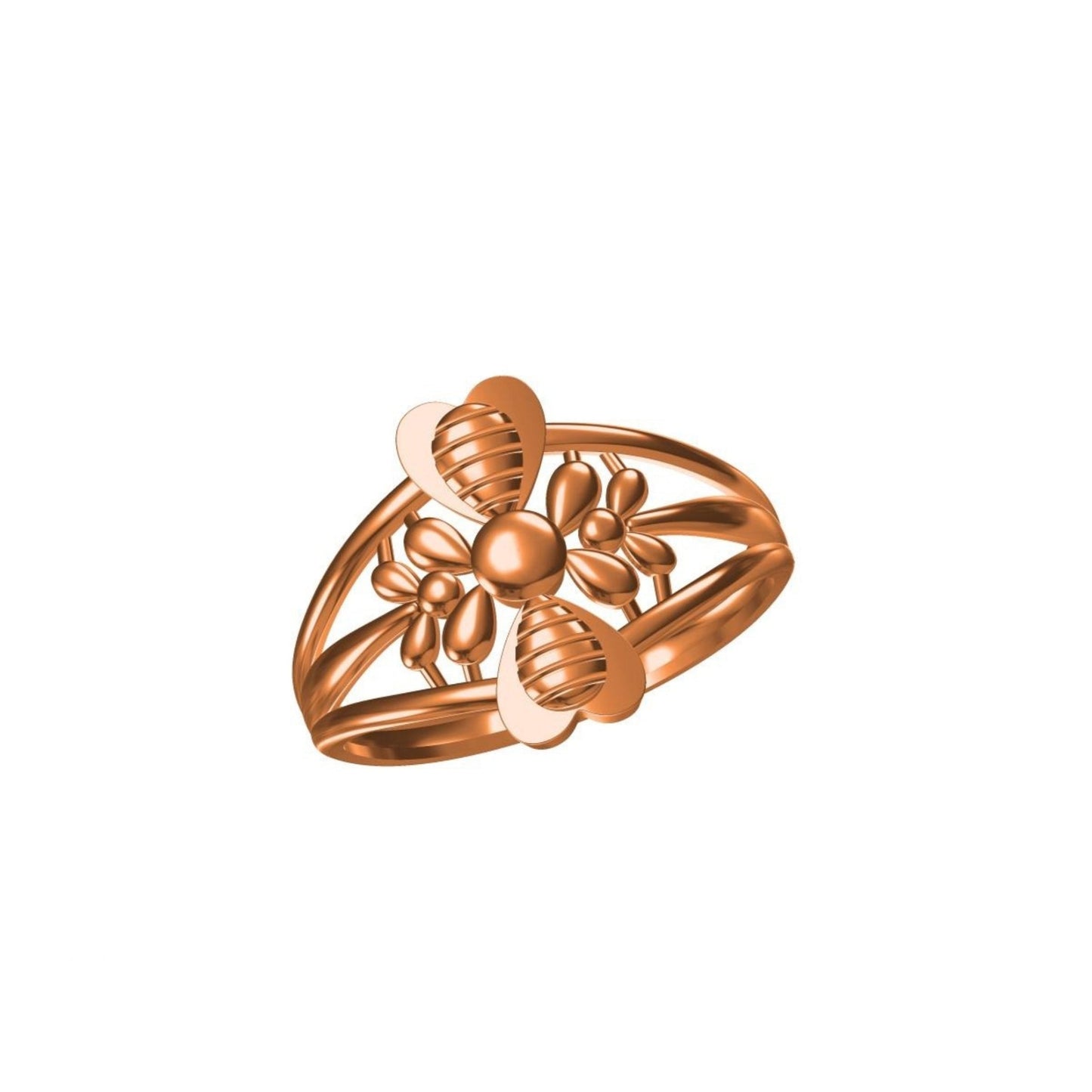 2gms Womens Paper Casting Ring SJLR- 7595 #BB