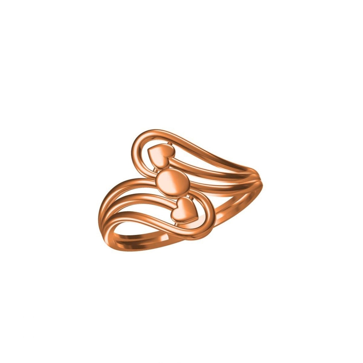 2gms Womens Paper Casting Ring SJLR-7578 #BB