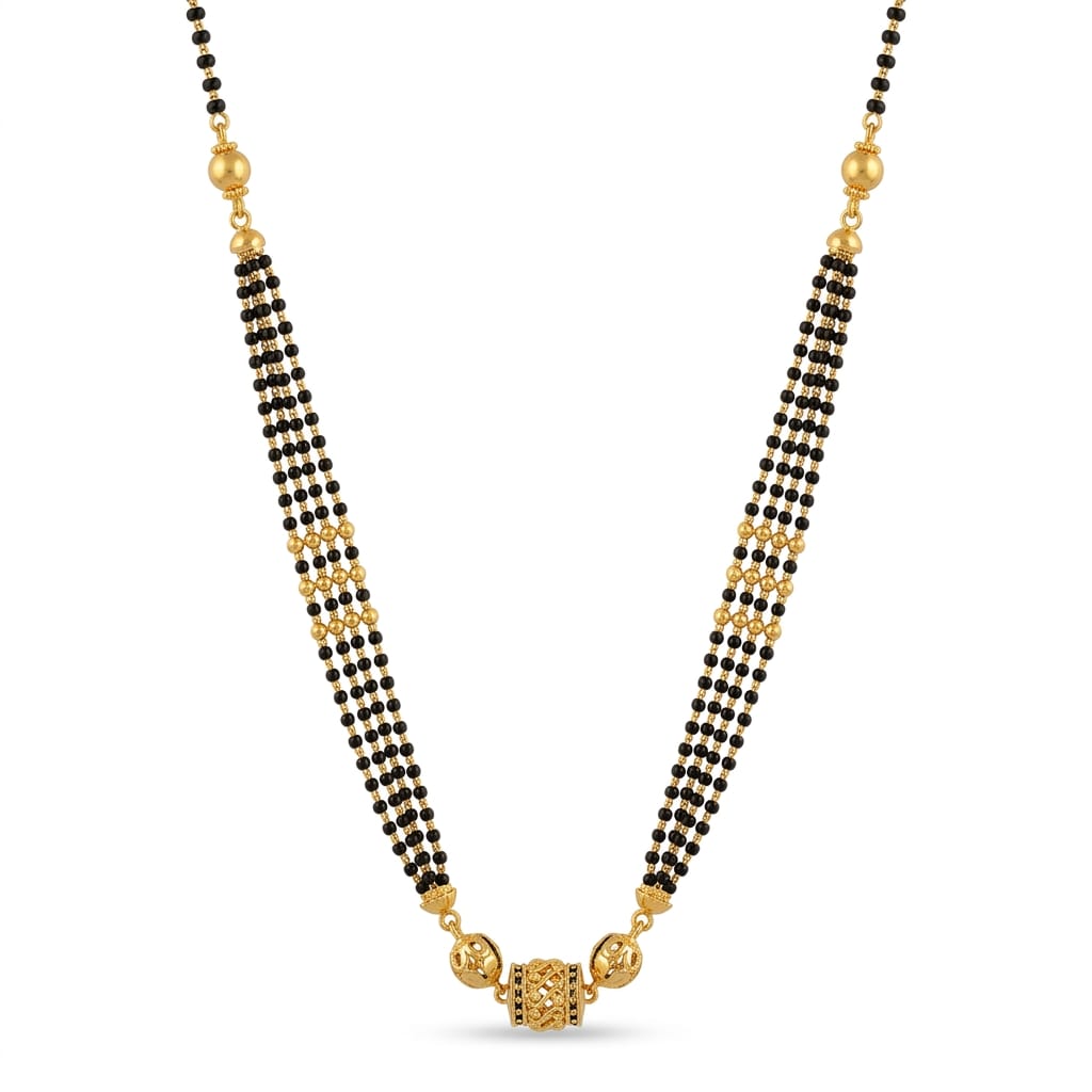 9gms Short Mangalsutra with ball pendant