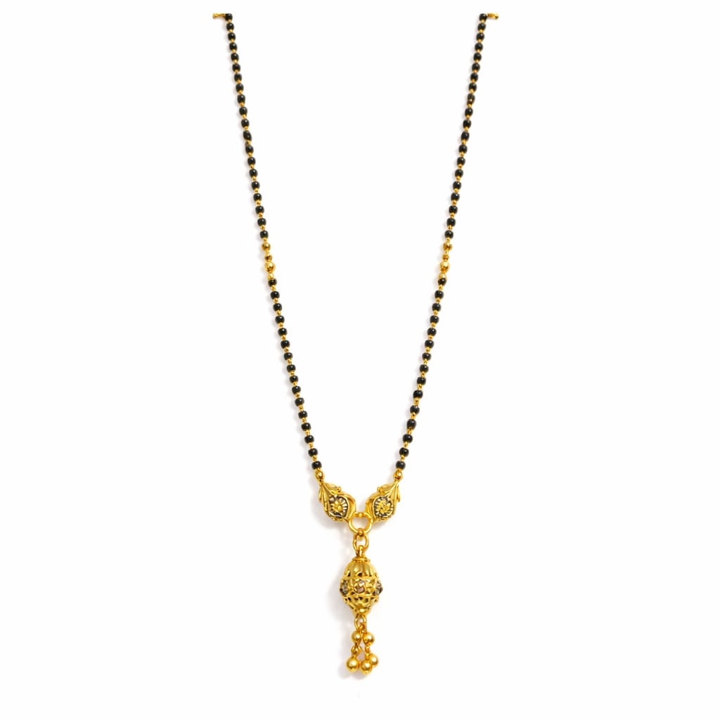 6gms Short Mangalsutra with ball pendant