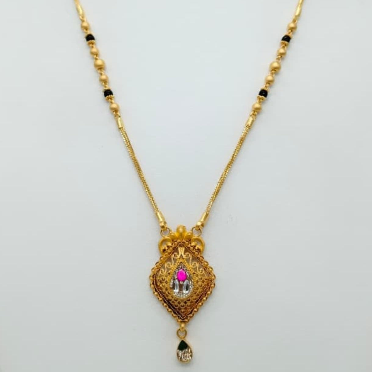 10gms Short Mangalsutra with pendant