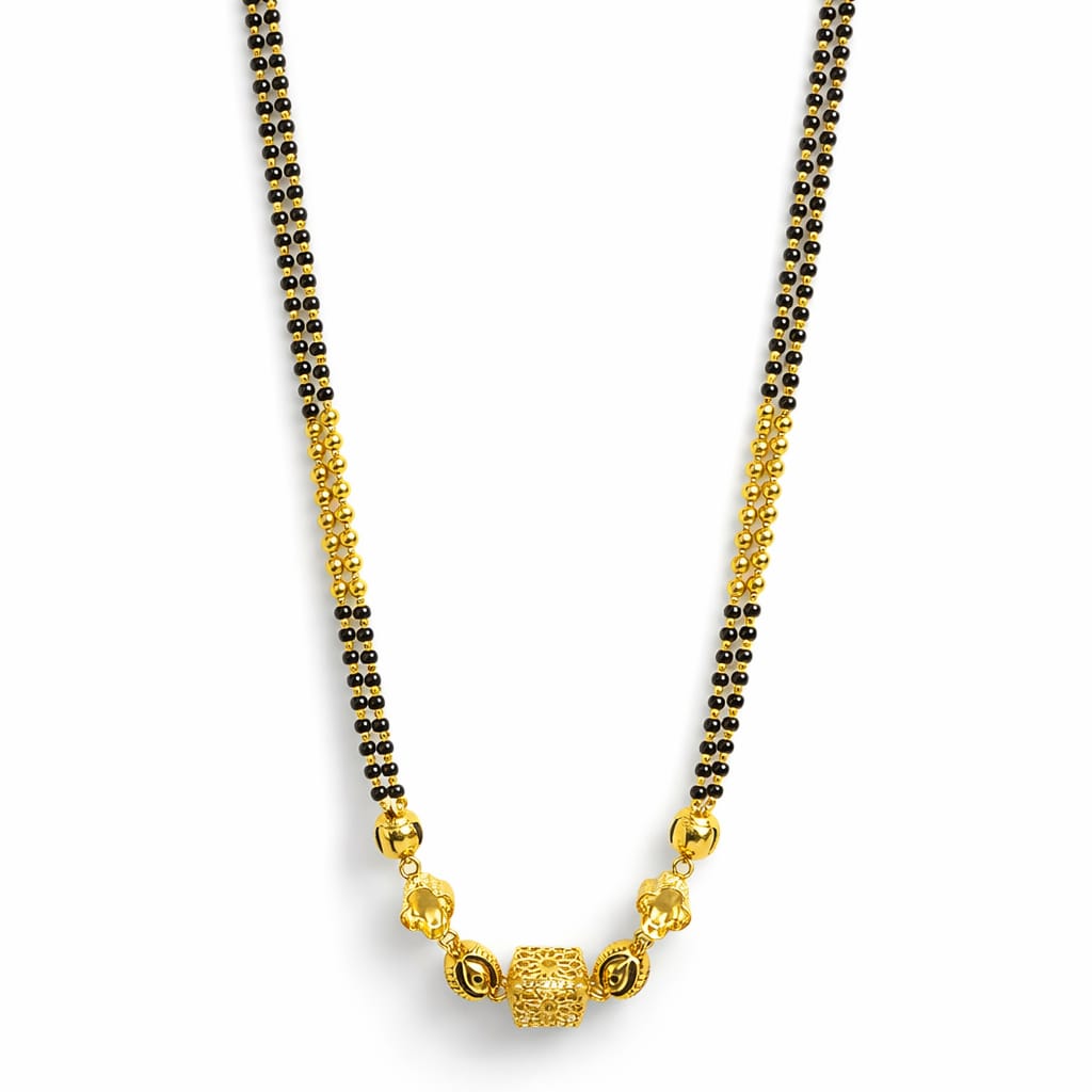 8gms Short Mangalsutra with ball pendant