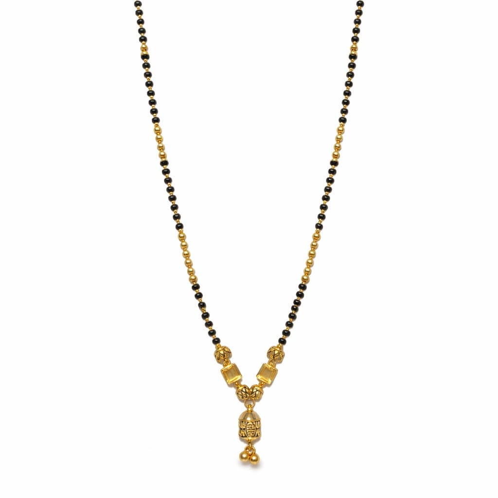 7gms Short Mangalsutra with ball pendant