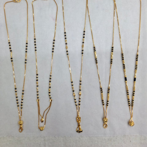 Short Mangalsutra with vertical para