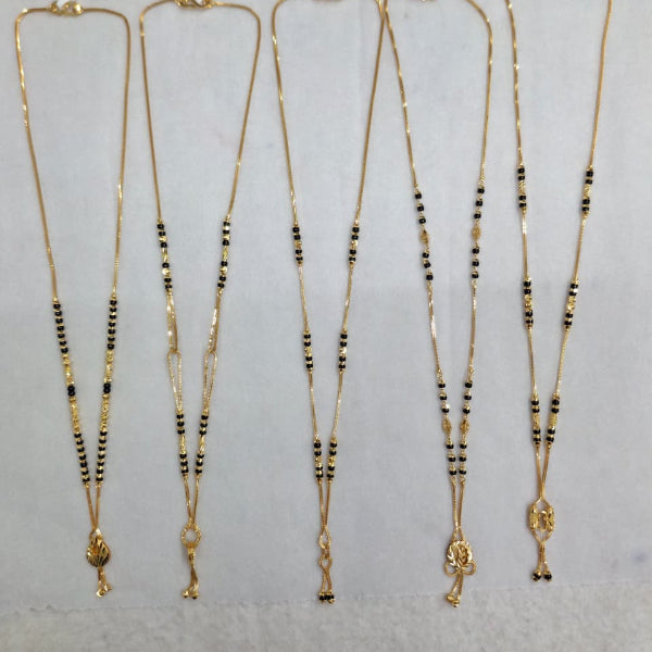 Short Mangalsutra with vertical para