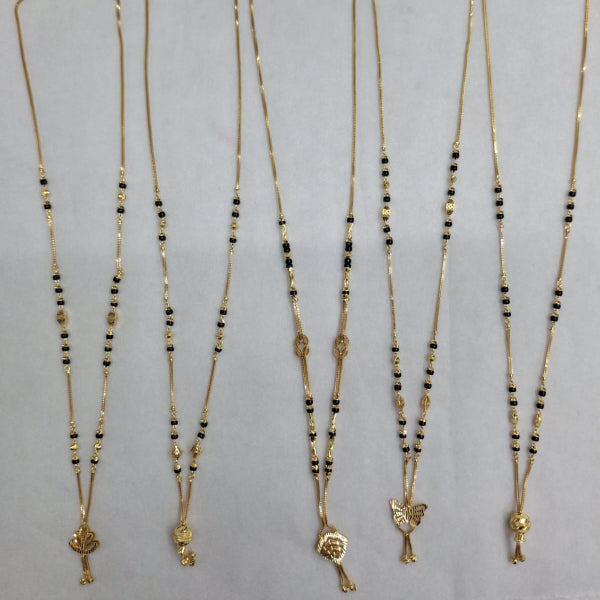 Short Mangalsutra with vertical para