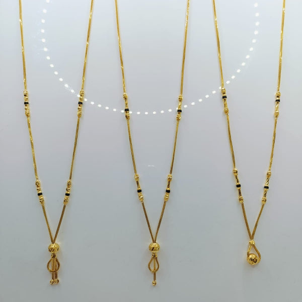 Short Mangalsutra with ball pendant