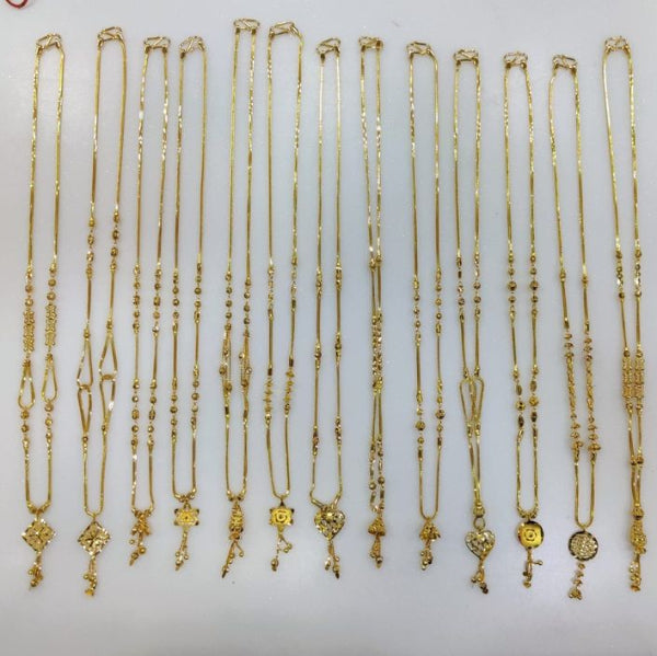 Short Mangalsutra with small pendant