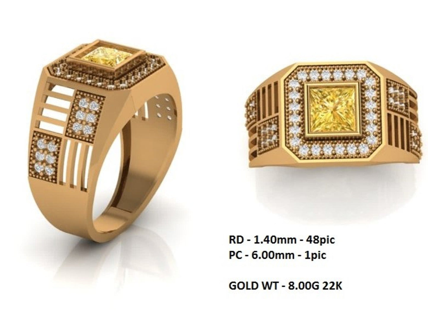 Casting Stone Ring #010