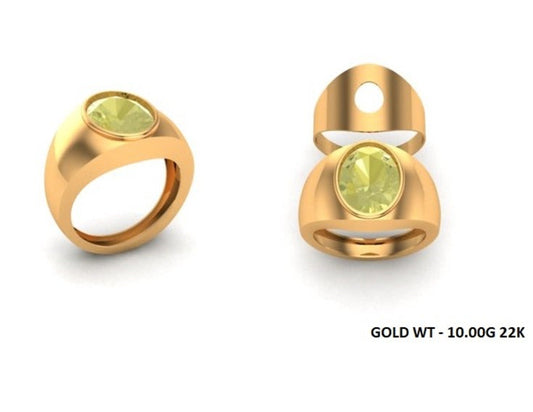 Casting Stone Ring #0106