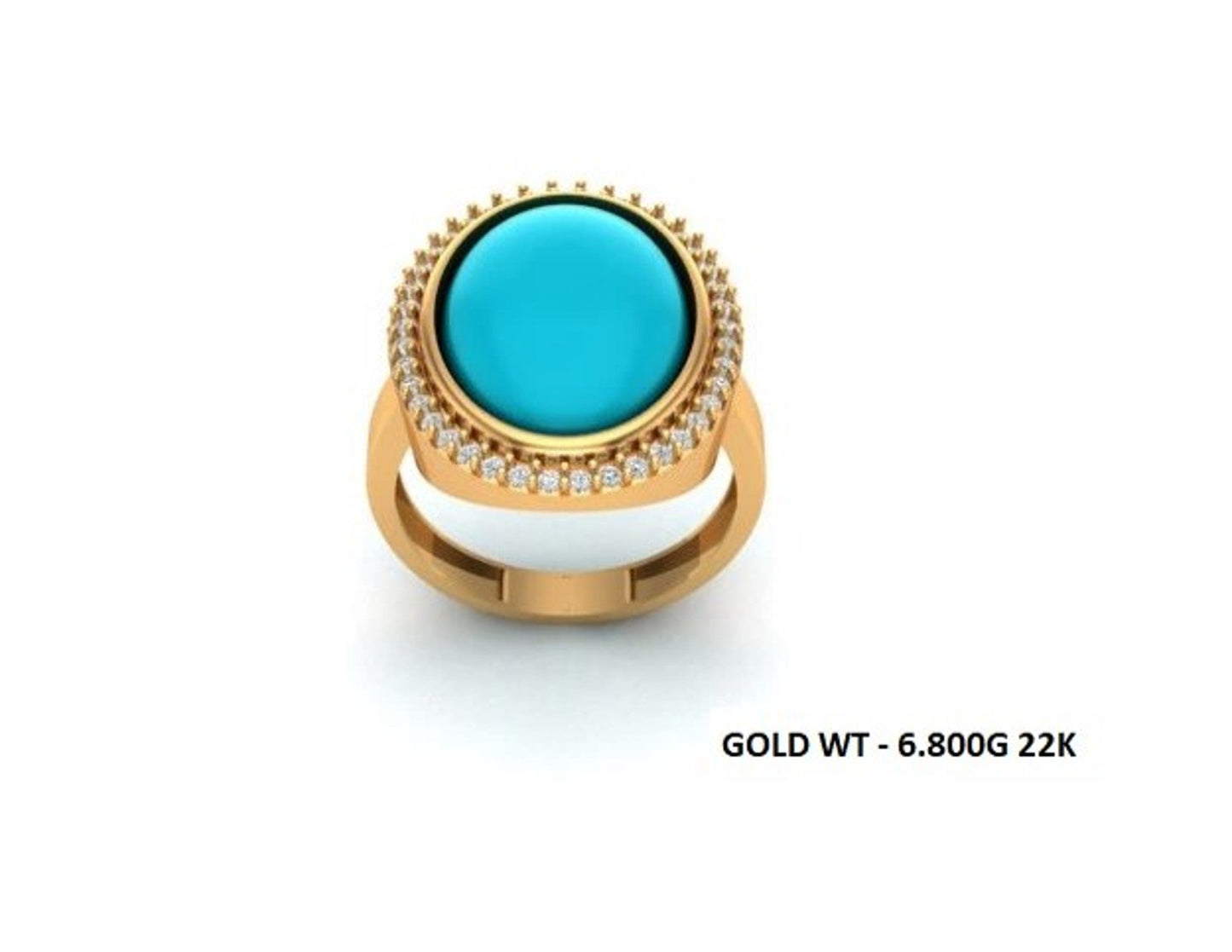 Casting Stone Ring #0123
