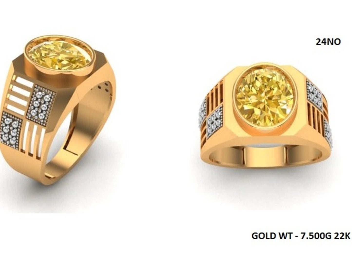 Casting Stone Ring #0142