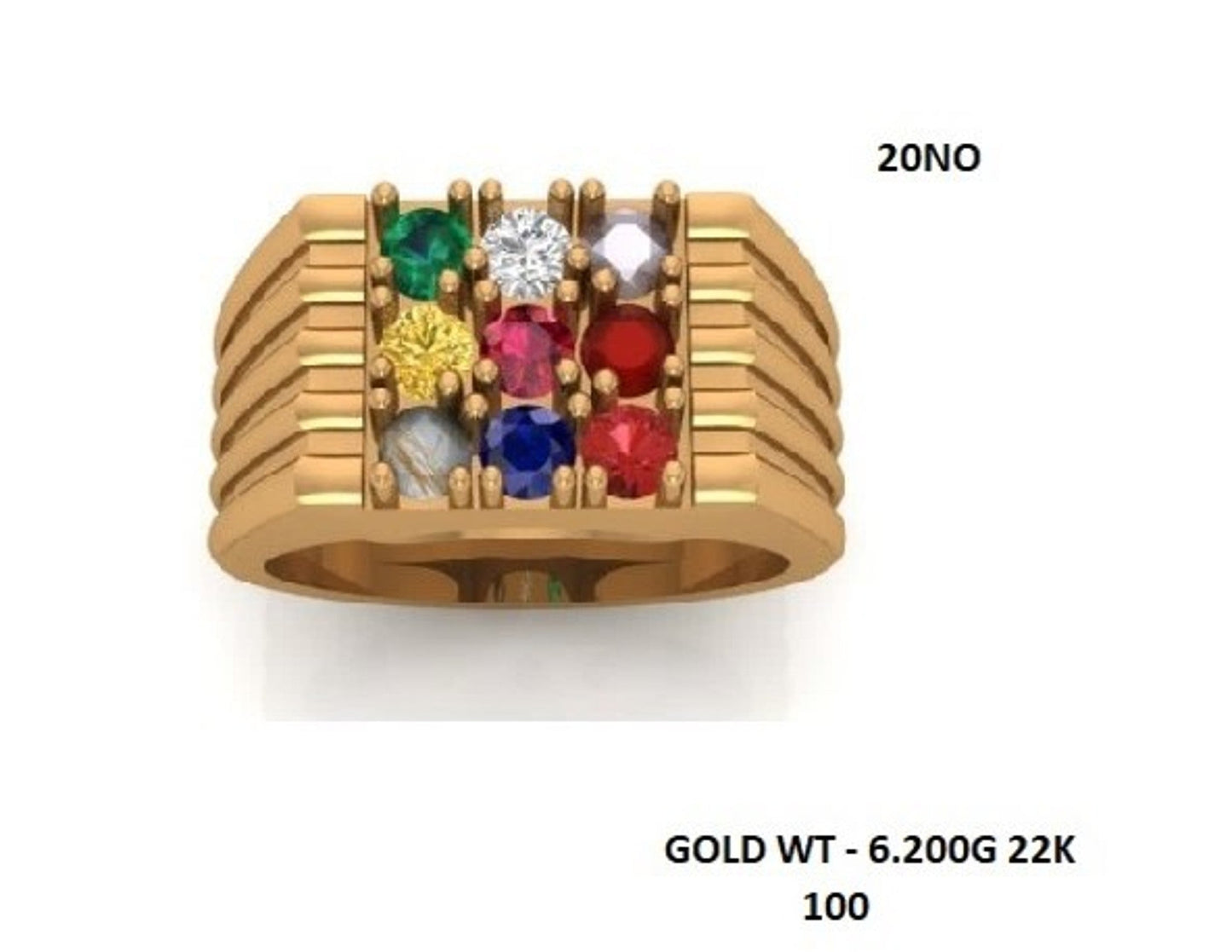 Casting Stone Ring #0173