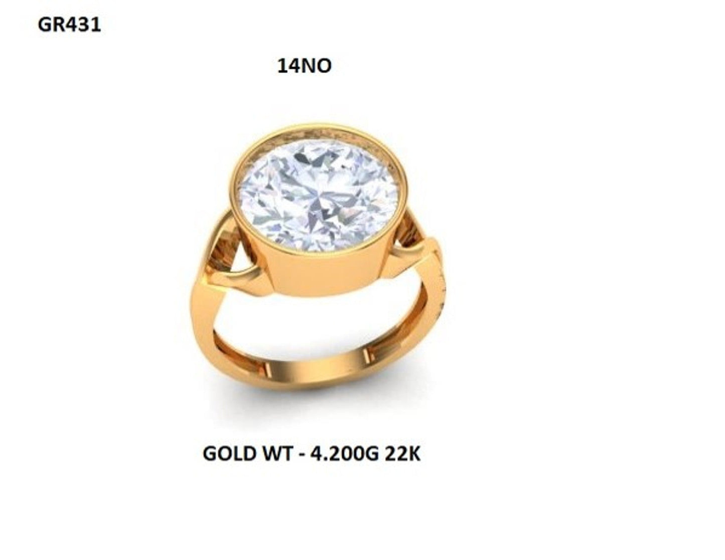 Casting Stone Ring #0183