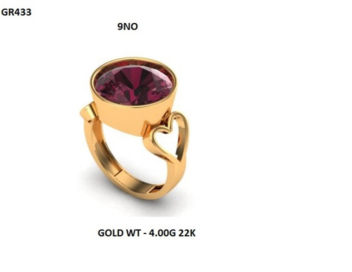 Casting Stone Ring #0185
