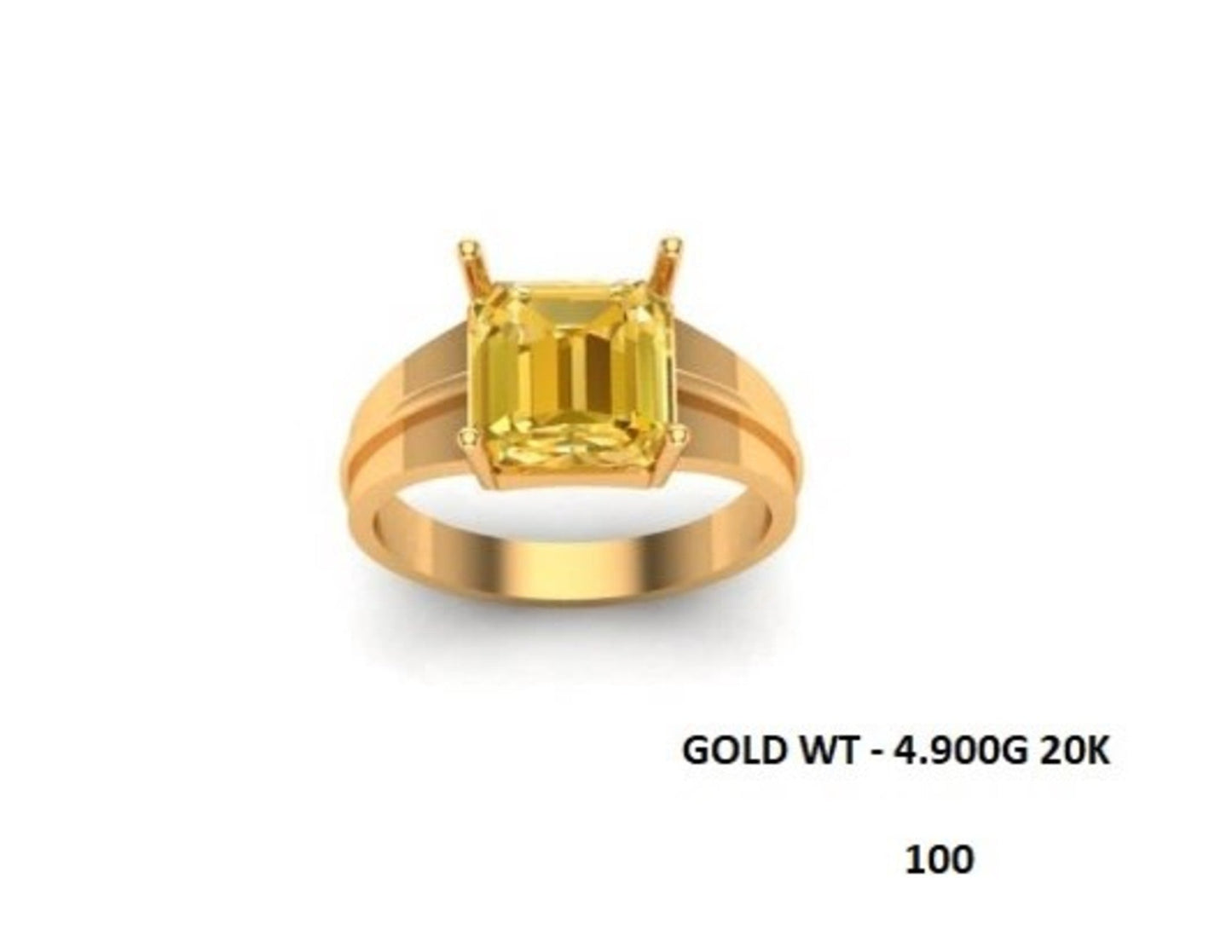 Casting Stone Ring #0186