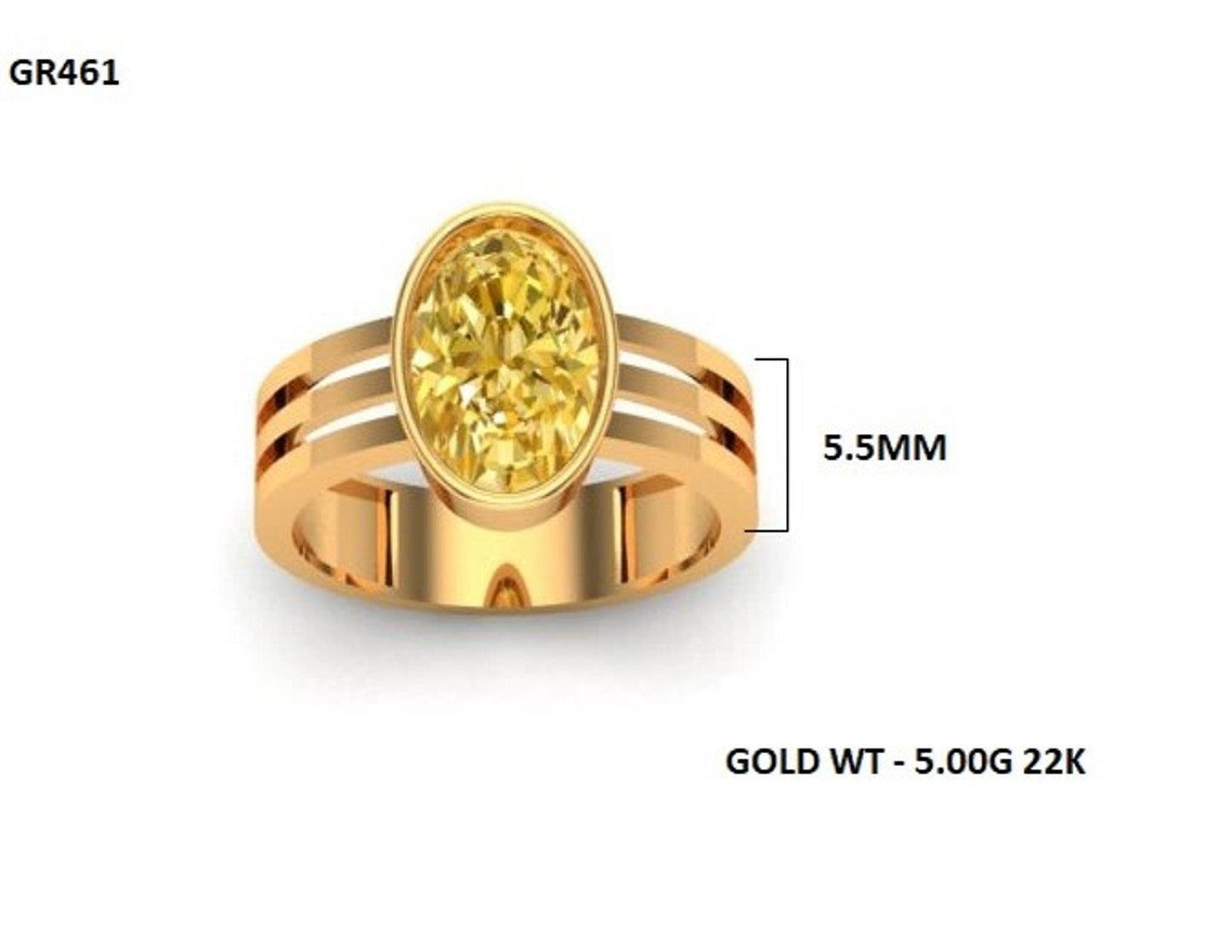 Casting Stone Ring #0207