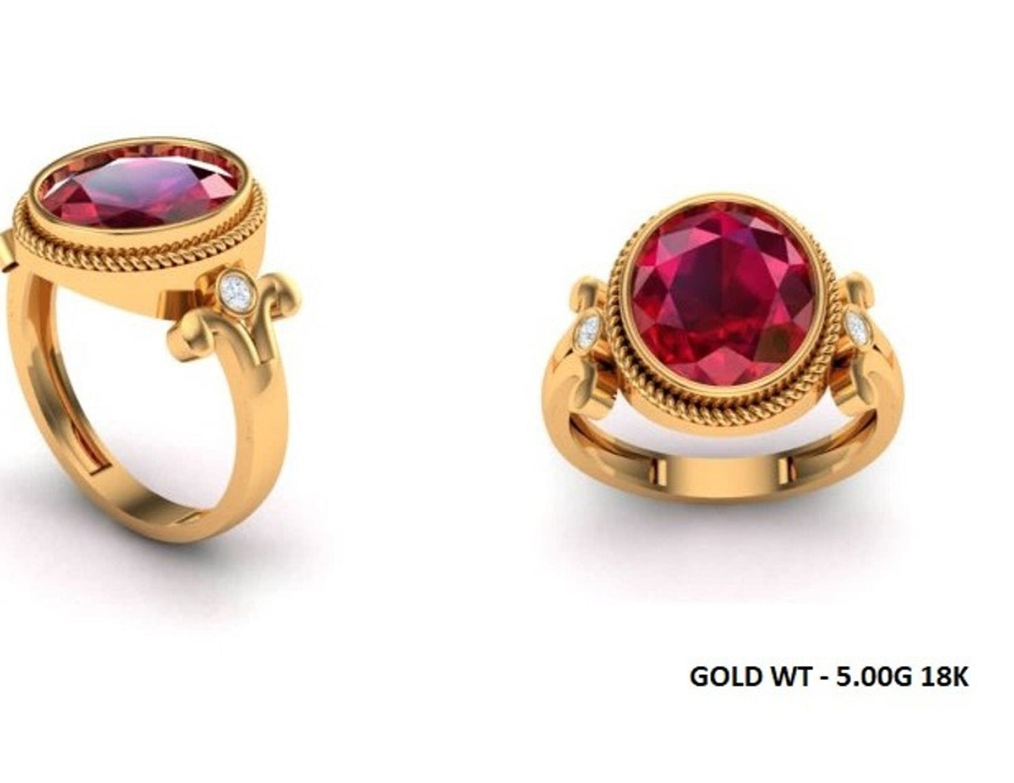 Casting Stone Ring #0225