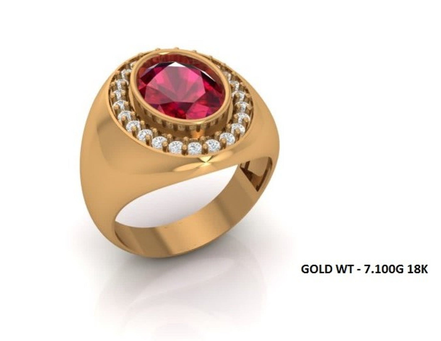 Casting Stone Ring #023