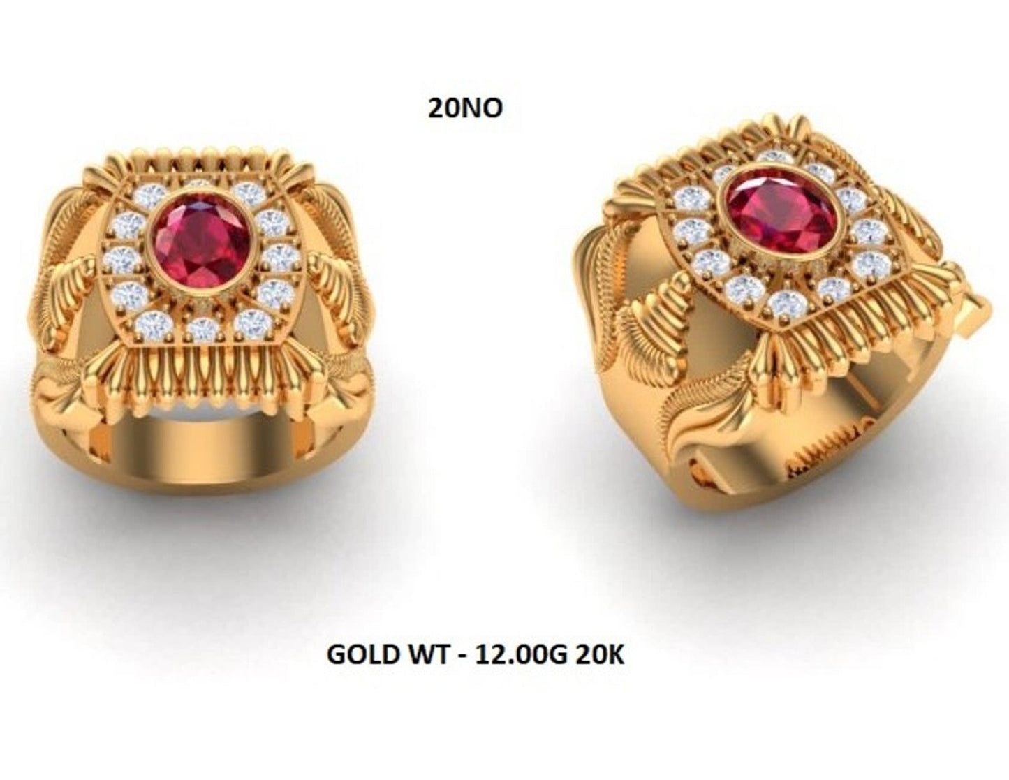 Casting Stone Ring #0299