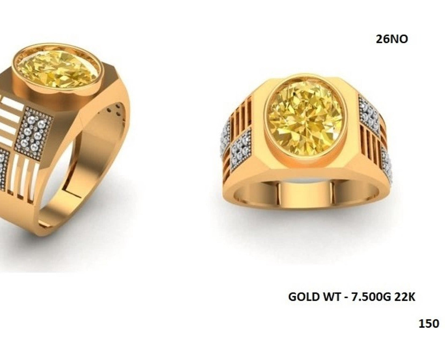 Casting Stone Ring #0319