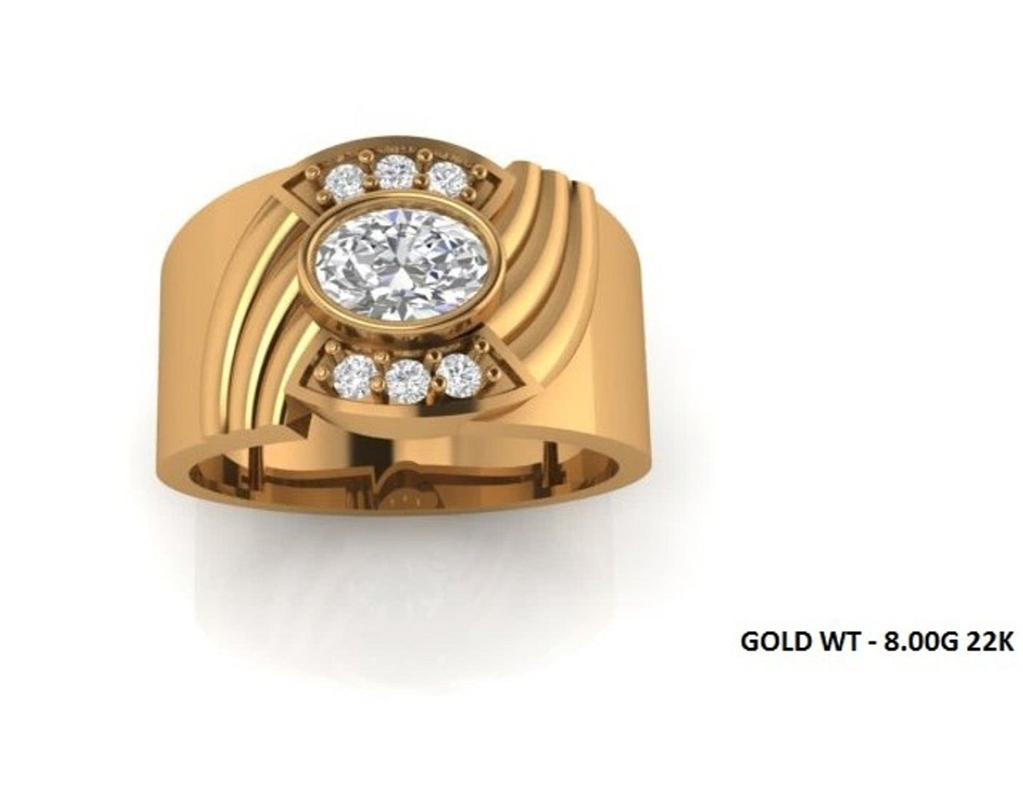 Casting Stone Ring #035