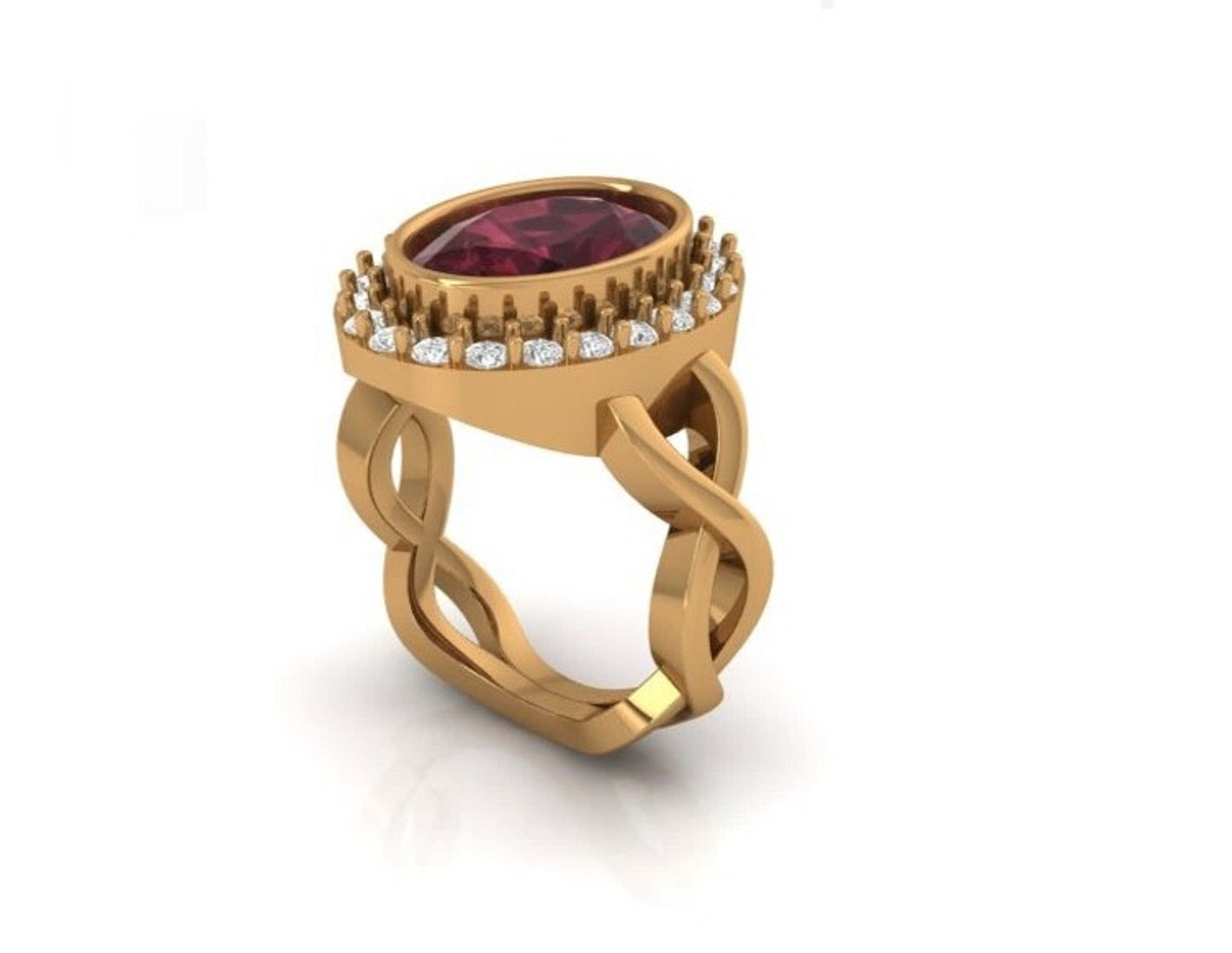 Casting Stone Ring #048
