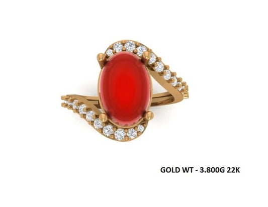 Casting Stone Ring #052