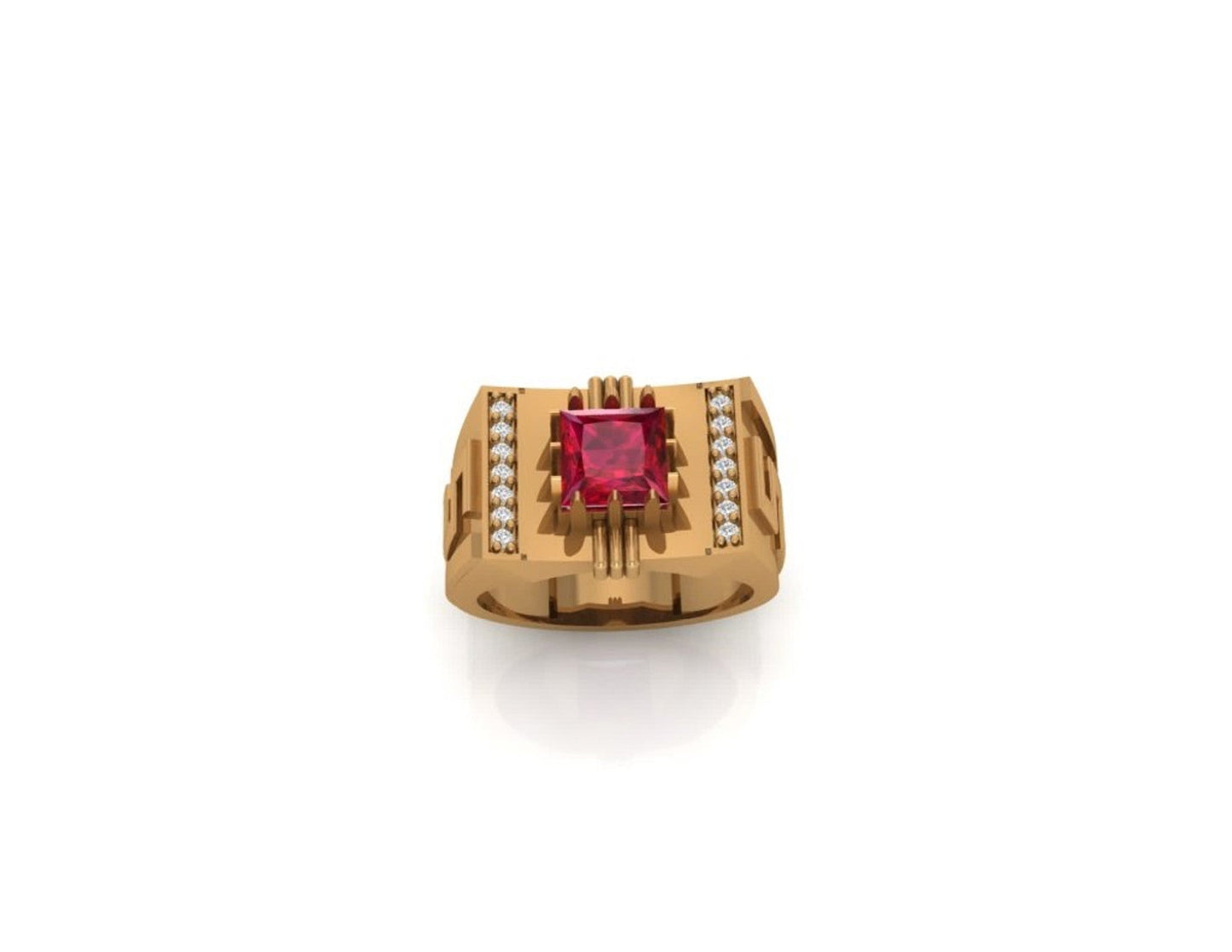 Casting Stone Ring #056