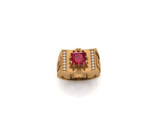 Casting Stone Ring #056