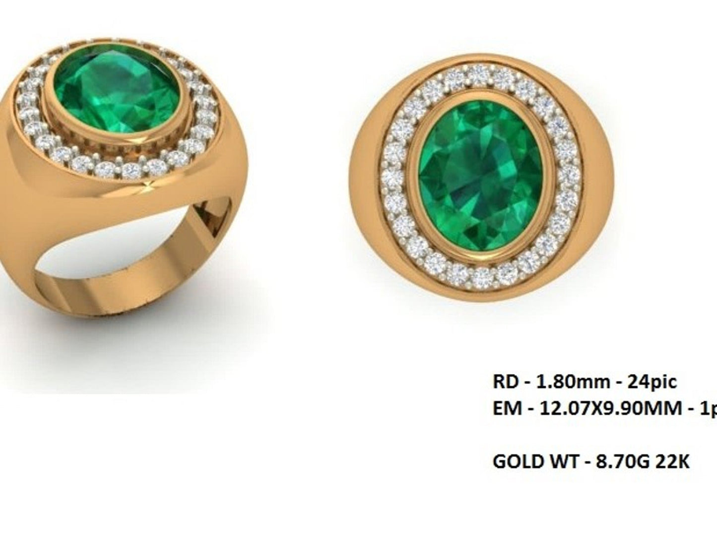 Casting Stone Ring #06