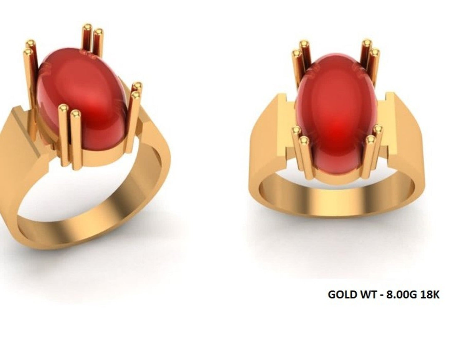 Casting Stone Ring #076
