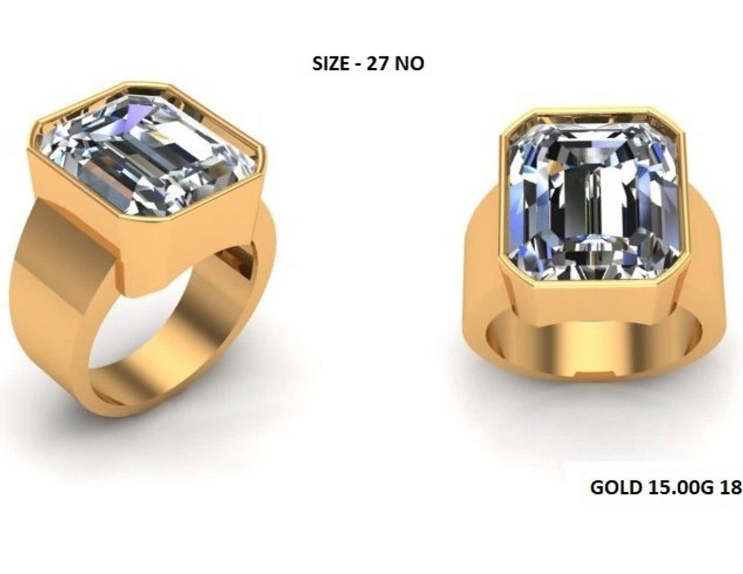 Casting Stone Ring #082