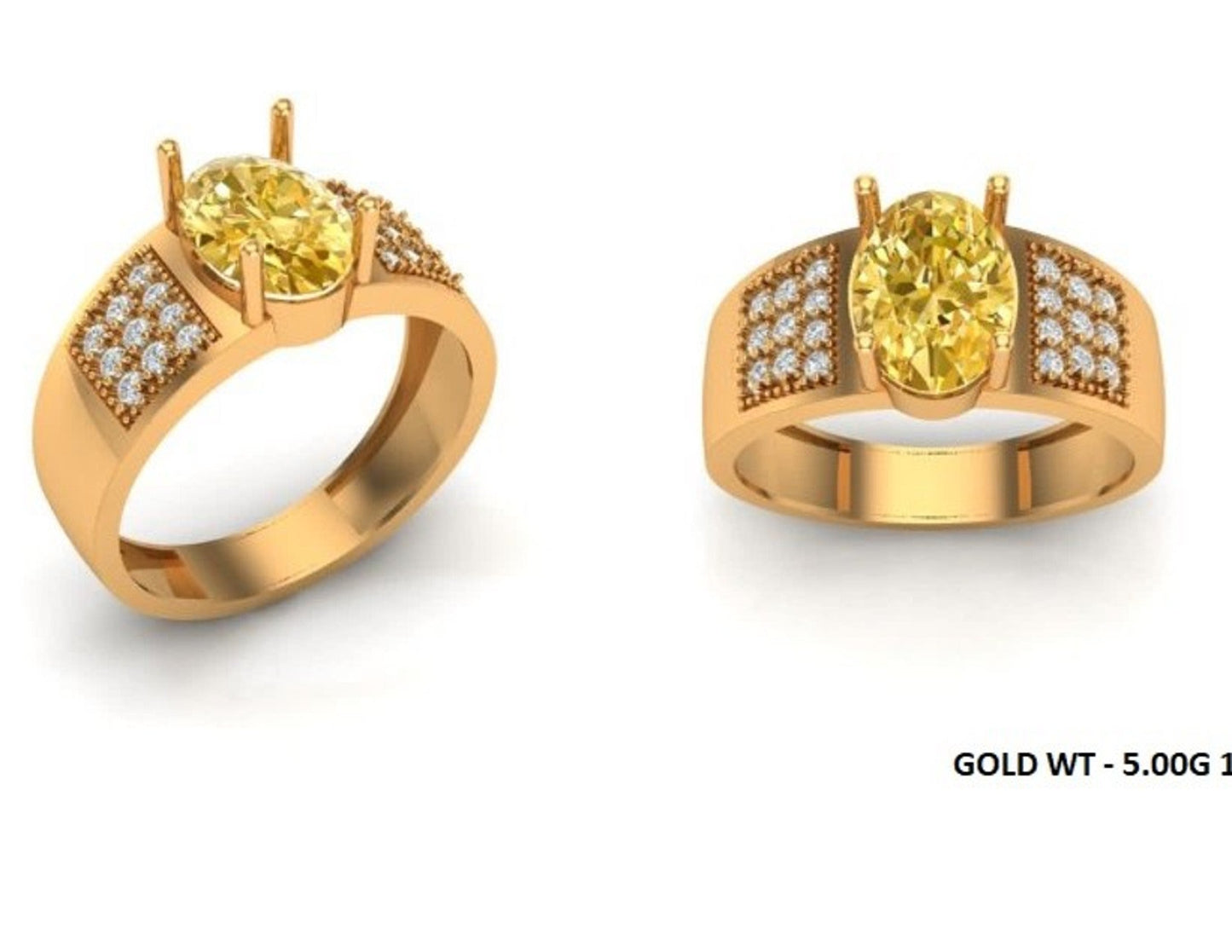 Casting Stone Ring #085