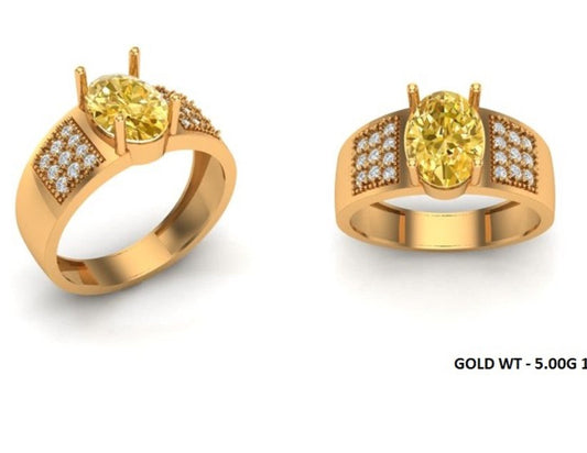 Casting Stone Ring #085