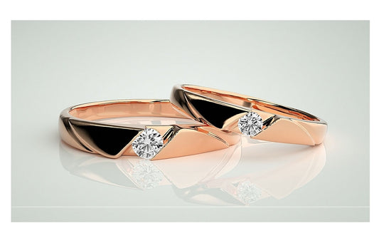 Couple Band Rings#104