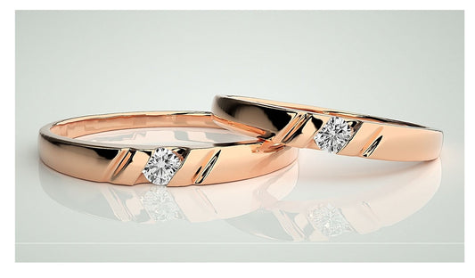 Couple Band Rings#106
