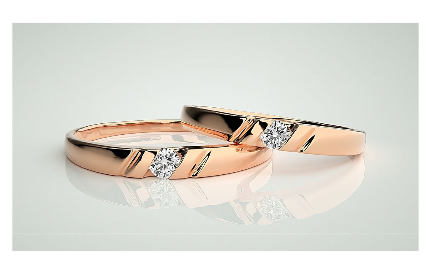 Couple Band Rings#113