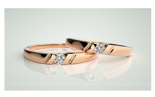 Couple Band Rings#113