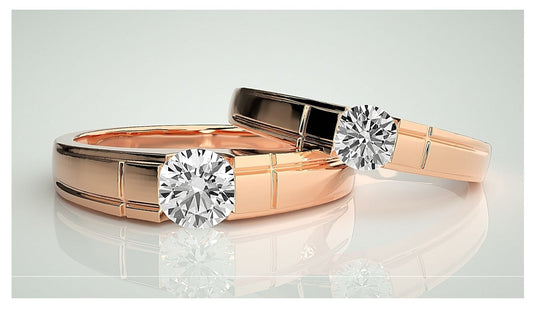 Couple Band Rings#114