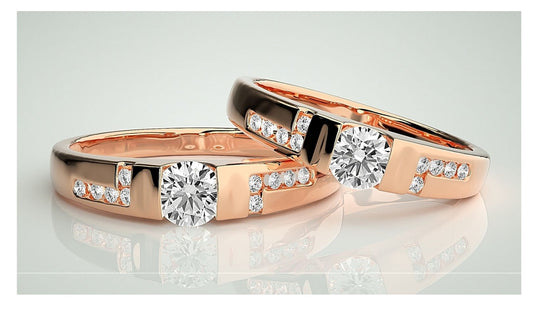 Couple Band Rings#115