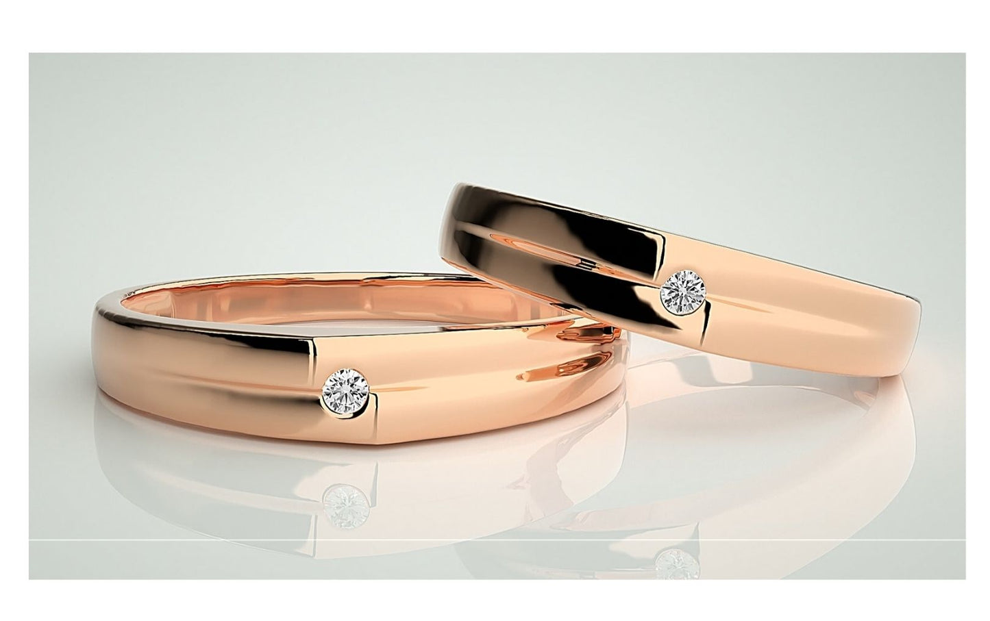 Couple Band Rings#116