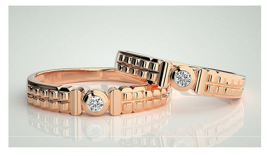Couple Band Rings#118