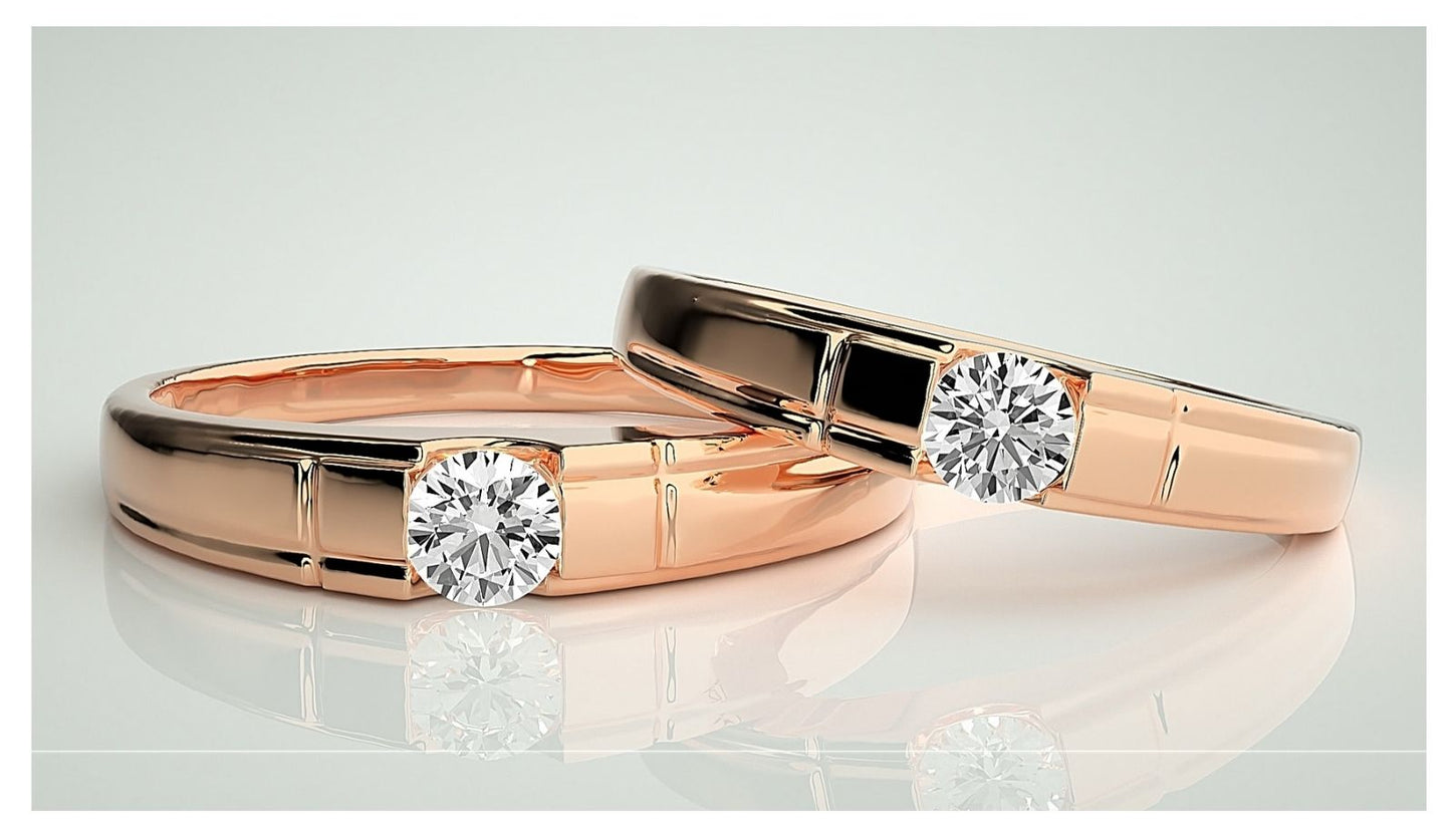 Couple Band Rings#120