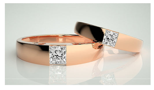 Couple Band Rings#121
