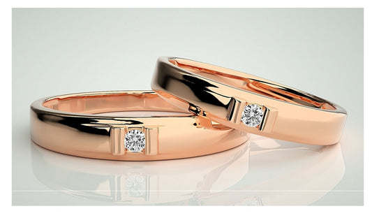 Couple Band Rings#127