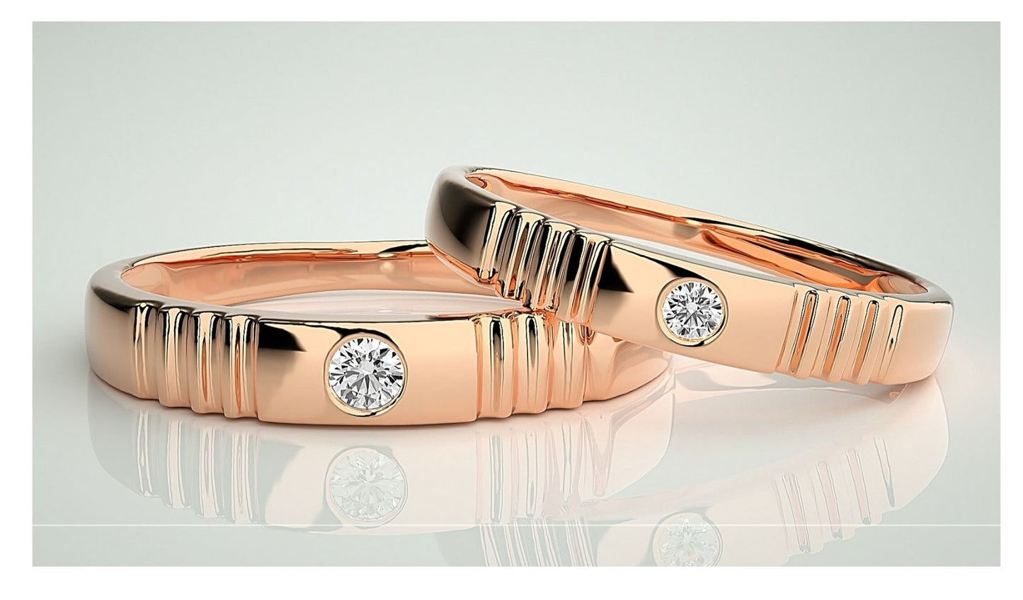 Couple Band Rings#130