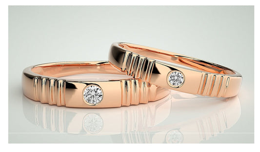 Couple Band Rings#130
