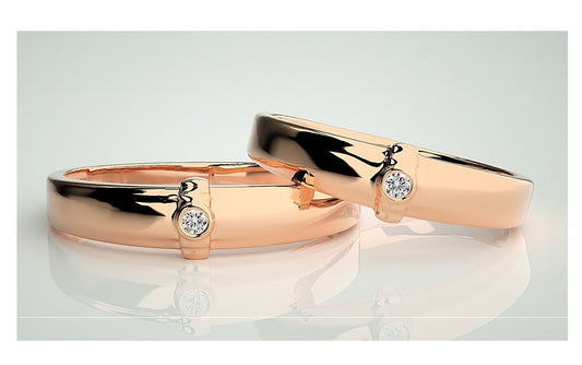 Couple Band Rings#131