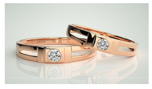 Couple Band Rings#133